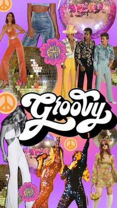 Groovy Glam, Groovy Vibes, Groovy Disco Party, Groovy Aesthetic 70s, Retro Disco, 60s Disco, Nye Theme, Disco 80, Decades Party