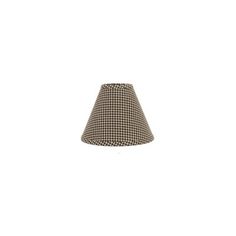 a black and white checkered lamp shade