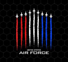 American Flag, Air Force, US Veterans, 4th Of July, Love Plane Gift, P - CANARY HOUZE Usaf Logo, Us Air Force Logo, Air Force Symbol, Air Force Wallpaper, Poster Decals, Tshirt Canvas, Army Tshirt, Plane Gifts, American Flag Art