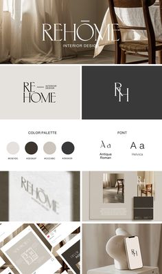 Luxury logo Brand Visual Design, Interior Design Logo Inspiration Ideas, High End Real Estate Branding, Branding Graphic Design Visual Identity, Luxury Home Branding, Commercial Real Estate Branding, Interior Design Logo Brand Identity, Brand Values Design, Logo Interior Design Branding