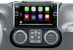 the car stereo is connected to an ipod