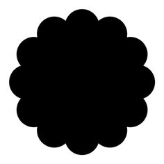 a black and white silhouette of a flower