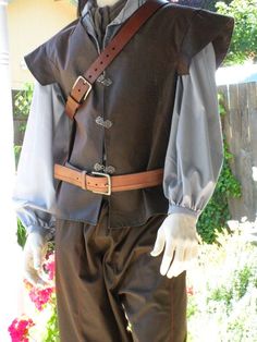 Mens Garb, Pirate Garb, Ren Faire Outfits, Ren Faire Costume, Medieval Garb, Medieval Clothes, Fair Outfits, Fest Outfits, Larp Costume