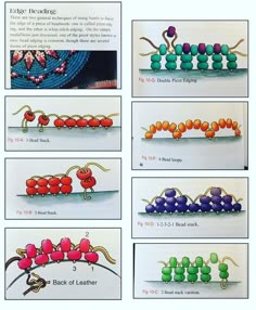 instructions for beading with beads