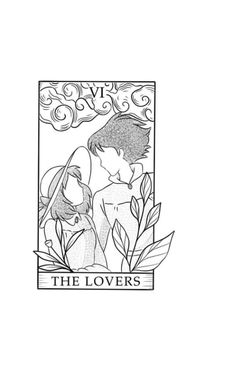 the lovers coloring page with an image of two people