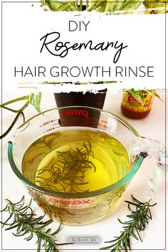 How to Make Rosemary Water for Hair Growth - ♡ July Blossom ♡ Rosemary Hair Rinse, Rosemary Water For Hair Growth, Rosemary Water For Hair, Rosemary For Hair, Rosemary Hair Growth, Rosemary Hair, Rosemary Water, Homemade Hair Treatments, Thick Hair Growth