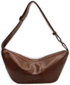 Type: Shoulder bag
Bag size: Medium
Pattern type: Solid
Material: PU leather
Imported
Product measurements: 15.7*2.4*8.3 in Leather Belt Bag With Large Capacity For On-the-go, Brown Soft Leather Chest Bag For Everyday Use, Brown Leather Satchel Chest Bag, Large Capacity Leather Baguette Bag, Brown Large Capacity Chest Bag For Everyday, Large Capacity Leather Baguette Pouch Bag, Large Capacity Leather Baguette Bag Pouch, Everyday Large Capacity Brown Chest Bag, Brown Crossbody Chest Bag For Everyday Use