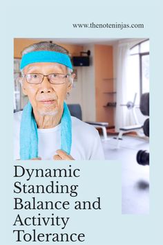 Different activities to work on with your PT and OT patients to work on dynamic standing balance and activity tolerance. Check out www.thenoteninjas.com for more patient-centered PT and OT treatments for geriatric physical therapists, geriatric occupational therapists and PT students and OT students. #physicaltherapystudent #occupationaltherapystudent #geriatricphysicaltherapy #geriatricoccupationaltherapy #dptstudent #otstudent #PTtreatment #OTtreatment #PTtreatmentideas #OTtreatmentideas Geriatric Physical Therapy Exercises, Balance Activities For Elderly, Geriatric Physical Therapy, Skilled Nursing Occupational Therapy, Activity Tolerance Occupational Therapy, Occupational Therapy Standing Tolerance Activities, Occupational Therapy Upper Extremity Activities, Tolerance Activities