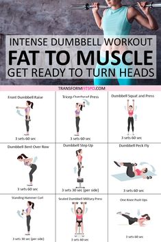 Weighted Exercises, Strength Building Workouts, Dumbbell Workouts, Dumbbell Exercises, Full Body Dumbbell Workout, Dumbell Workout, Advanced Workout, Food Decor, Early Mornings