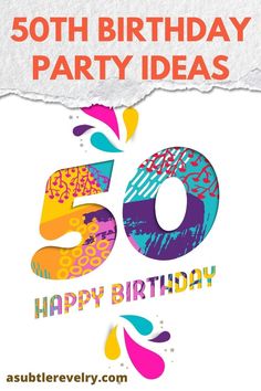 an image of a birthday card with the number 50 on it