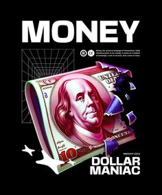 the cover of money is shown in this graphic