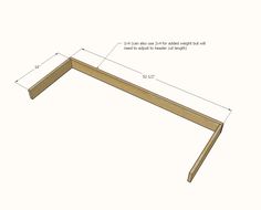 a wooden bench with measurements for the top and bottom section, showing how to build it