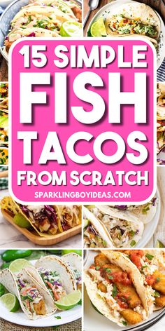 If you're a fan of taco recipes then you'll love our easy fish tacos recipes, perfect for healthy and easy weeknight dinners! Explore a variety of flavors from spicy fish tacos, mahi fish taco recipes, and Mexican fish taco recipes to a variety of others to try. Try our grilled fish taco recipes for a lighter option, or indulge in crispy, beer-battered delights. Don't miss out on our unique fish taco sauce ideas and toppings like mango salsa and avocado crema. So try these cheap easy meals. Tacos 4 Life Recipes, Fish Street Tacos Recipe, Cheap Fish Recipes, Taco Homemade, Fish Tacos Recipes, Fish Bowl Recipe, Fish Taco Recipes, Recipe For Fish Tacos, Mexican Fish Tacos