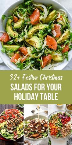 twelve festive christmas salads for your holiday table