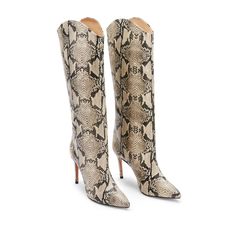 Maryana Snake Print High Heel Knee Boot | Schutz Shoes – SCHUTZ Luxury Leather Boots With Snake Print, Snake Print Leather Boots With Pointed Toe, Leather Snake Print Heeled Boots With Pointed Toe, Snake Print Leather Heeled Boots With Pointed Toe, Elegant Heeled Boots With Snake Print And Pointed Toe, Elegant Leather Snake Print Boots, Elegant Snake Print Heeled Boots With Pointed Toe, Elegant Snake Print Boots For Party, Snake Print Boots With Almond Toe