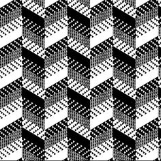 a black and white checkered pattern that looks like it has been made out of squares