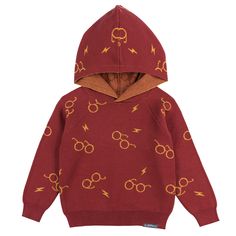 Capture the enchantment of every day with our sweater knit hoodie! Made from 100% soft cotton, this warm hoodie is gentle on your baby or toddler's sensitive skin and perfect for keeping your growing witch or wizard snug all season long. The stretchy neck, cuffs, and hem provide a comfortable fit for playing at home or our on magical adventures. An ideal gift for any Harry Potter fan, this hoodie will quickly become a cherished favorite for both parents and children. Our essentials have been independently certified with STANDARD 100 by OEKO-TEX® so that you don’t have to worry about harmful substances in your little one's wardrobe. Includes one hoodie. | modern moments™ x Harry Potter™ Infant and Toddler Neutral Red Glasses Hoodie - 3T Red Glasses, Toddler Boy Outfits, Knit Hoodie, Boys Jacket, Toddler Girl Outfits, Sweater Knit, Toddler Outfits, Toddler Boys, Boy Outfits