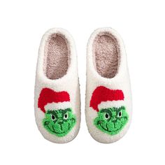 This cotton slipper is made of soft, skin-friendly plush fabric. The padded underside perfectly wraps your feet while wearing, keeping them warm and comfortable.Open mouth, easy to wear without using your hands, if you like to take off your shoes and cross your legs at home, then this will be very suitable for you. Beautiful Christmas decoration slippers, perfect for family gatherings. These Christmas slippers are perfect as a Christmas gift for family, friends and colleagues.Material: PVC Comfortable Winter Slippers With Soft Sole, Winter Slippers With Plush Lining, Winter White Non-slip Slippers, Winter Indoor Slippers With Plush Lining, White Flat Winter Slippers, White Soft Sole Slippers For Winter, White Non-slip Slippers For Winter, Non-slip White Slippers For Winter, White Flat Slippers For Winter