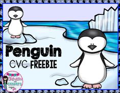 penguin cvo freebie with penguins on the ice and water in the back ground