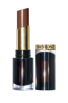 Revlon Black Cherry, Glass Shine Lipstick, Drugstore Lipstick, Revlon Color, Revlon Lipstick, Redhead Makeup, Melting Glass, Shine Lipstick, Revlon Super Lustrous