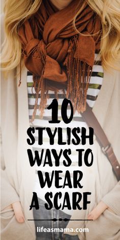 Wearing A Scarf, Mode Tips, How To Wear A Scarf, Looks Party, To Wear, Scarf Tying, How To Wear Scarves