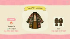 the animal crossing character is wearing a coat