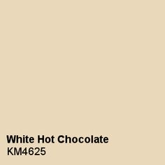 white hot chocolate km 4625 is shown in the color cream, and it looks like