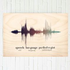 a sound wave with the words speech language pathologist