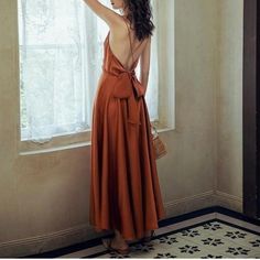 Satin Show-Stopper Dress Turner Dress, Elegant Evening Dresses Long, Long Satin Dress, Fairy Prom Dress, Silk Party Dress, Womens Bridesmaid Dresses, Milkmaid Dress, Burnt Orange Dress, Satin Dress Long