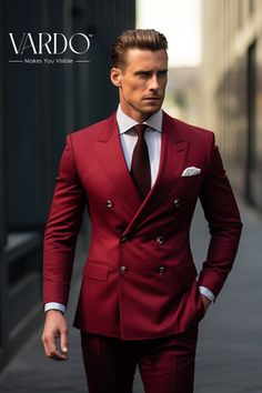 >>ORIGINAL ARTWORK AND CONTENT, PLEASE DO NOT COPY<< RED Double Breasted Tuxedo Wedding Suits for men - bespoke wedding suit - formal fashion suit- Classic fit Unveil a striking look with our Bold Red Double-Breasted Men's Suit. Tailored to perfection for the contemporary man, this suit epitomizes confidence and style. Crafted for those who dare to make a statement, its vibrant red hue and flawless double-breasted design guarantee all eyes on you. Whether it's a corporate event or a celebratory occasion, stand tall and stand out. Elevate your wardrobe, embrace the boldness. REQUIRED CUTSOM MEASURMENTS- (Please Check the Listing Photos ) Additional Information:- >Height >Weight > Phone Number , For easy Shipping EVERY ELEMENT IN THE LISTING IS ORIGINAL AND COPYWRITE PROTECTED, PLEASE DO NOT Classic Red Double Breasted Suit For Semi-formal Occasions, Red Double Breasted Suit For Semi-formal Occasions, Red Suit Male, Red Suits For Men, Red Suit Men, Wedding Suits For Men, Red Tuxedo, Mens Suits Modern, Double Breasted Tuxedo