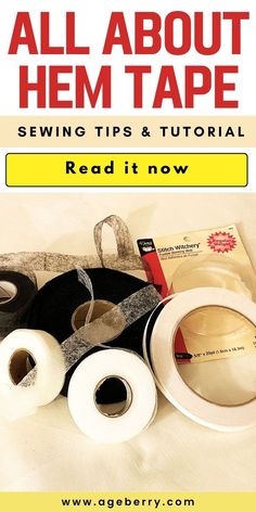 all about hem tape sewing tips and how to read it now with instructions for beginners