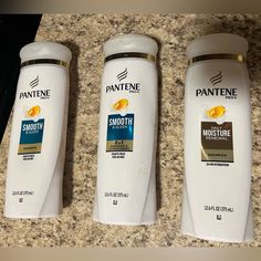 2 Brand New Pantene Smooth & Sleek Shampoo 12.6oz Each. Fights Frizz For 24hrs. 1 Pantene Daily Moisture Renewal. 24hr Hydration. All Brand New, Never Used Or Opened. Opened To Any Offers, Just Ask Monat Black, Pantene Shampoo, Hair Scrub, Detox Shampoo, Oats And Honey, Shampoo And Conditioner Set, Toning Shampoo, Hair Color Shampoo, Hydrating Shampoo