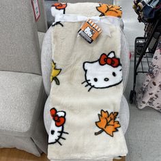 Brand New Release For September. Super Warm And Cozy Hello Kitty Faux Fur Throw. Measuring 50 Inches By 70 Inches, This Cream-Colored Blanket Is So Soft! Sanrio Bedding, Nike Hoodies For Women, Nike Hoodies, Burr Basket, Fav Products, Fall Bedding, Hello Kitty Accessories, Kitty Stuff, Cute Blankets