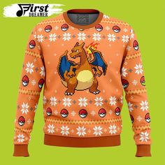 If you are a Sweater fan. We are sure that will be the shirt you have been waiting for. We always follow the latest trends and offer great quality designs. If you If you are a Sweater fan. We are sure that will be the shirt you have been waiting for. We always follow the [...] Pokemon Christmas, 3d Sweater, Pokemon Charizard, Christmas Ugly Sweater, Cozy Knit Sweater, Best Christmas Gifts, Soft Yarn, Trendy Colors, Ugly Sweater