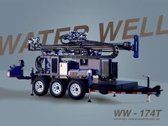 an image of a truck with a water well attached to it's back end