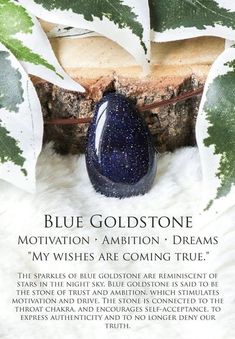 Blue Gold Stone Crystal Meaning, Blue Goldstone Crystal Meaning, Goldstone Crystal Meaning, Goldstone Properties, Blue Goldstone Jewelry, Blue Goldstone Crystal, Goldstone Crystal, Crystal Healing Chart, Crystal Cave