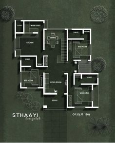 the floor plan for this house is very simple