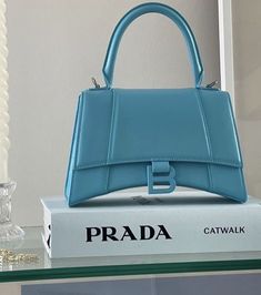 Blue Balenciaga Bag, College Tips, Prada Bags, Bags Aesthetic, Balenciaga Bag, Beauty Lifestyle