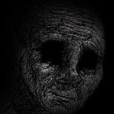 an image of a creepy face in the dark