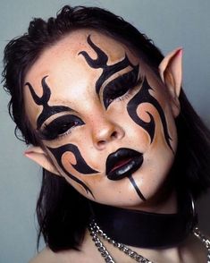 Which Make Up, Fantasy Makeup Ideas Creative, Sfx Makeup Ideas, Faceart Makeup, Halloweenský Makeup, Drag Makeup, Halloween Makeup Inspiration