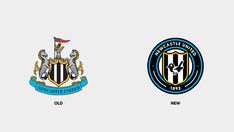 the newcastle city crest and emblems are shown in three different colors, including blue, yellow, and black