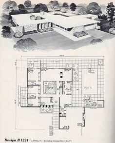 an old house with two floors and plans