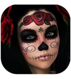 Skeleton Face Makeup, Halloween Makeup For Kids, Zombie Halloween Costumes