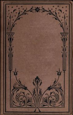 an old book with black and gold designs on the front cover, featuring a golden star