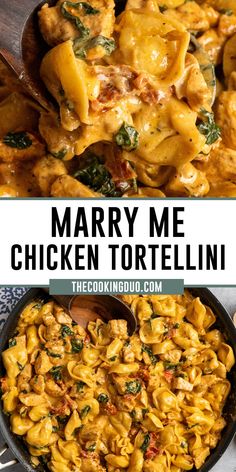 This easy Marry Me Chicken Tortellini recipe combines tender chicken breast in a rich sun-dried tomato and parmesan sauce with cheesy tortellini, creating a perfect balance of textures and flavors. Enjoy it at a special gathering or as a delicious weeknight dinner! Dnd Meals, Marry Me Chicken Tortellini, Easy Marry Me Chicken, Cheesy Tortellini, Tortellini Recipe, Complete Meals, Marry Me Chicken, Pasta Meals, Chicken Tortellini