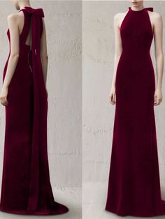 Lasaky - Black Velvet Banquet Bride Engagement Red Tail Toasting Evening Formal Dress Gown Wine Velvet Dress, Formal Dress Gown, Black Velvet Gown, Wine Red Dress, Red Velvet Dress, Velvet Gown, Formal Dresses Gowns, Dress Cake, Camisole Dress