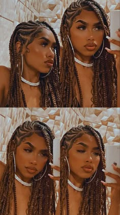 Messy Fishtail Braids, African Hair Braiding Styles, Cute Braided Hairstyles, Braids Hairstyles Pictures, Braided Cornrow Hairstyles, Cute Box Braids Hairstyles, Box Braids Styling