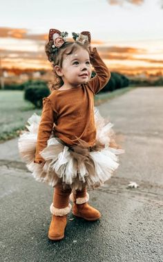 Woodland Deer Tutu Girls Deer Costume Tutu Little Deer Tutu image 3 Family Deer Costume Ideas, Costume For 1 Year Girl, Toddler Costume Ideas Girl, Toddler Deer Costume, Halloween Costume 1 Year Girl, Kids Deer Costume, Halloween Costume 2 Year Girl, Infant Deer Costume, Deer Baby Costume