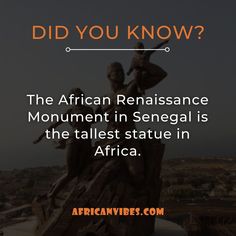 Stand in awe of the African Renaissance Monument in Senegal, the tallest statue in Africa. This towering symbol of hope and progress captures the spirit of a continent. #AfricanRenaissanceMonument #Senegal #TallestStatue #AfricanPride #MonumentalJourney Lifestyle Hack, Growth And Development, Vibes Art, Traditional Dance, Hope Symbol, Cool Cafe, Stand Up Comedy