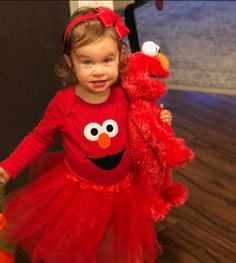 Elmo Costume Toddler, Elmo Onesie, Elmo Costume, Outfits Birthday, Halloween Costume Toddler Girl, Onesie Costumes, Monster Theme